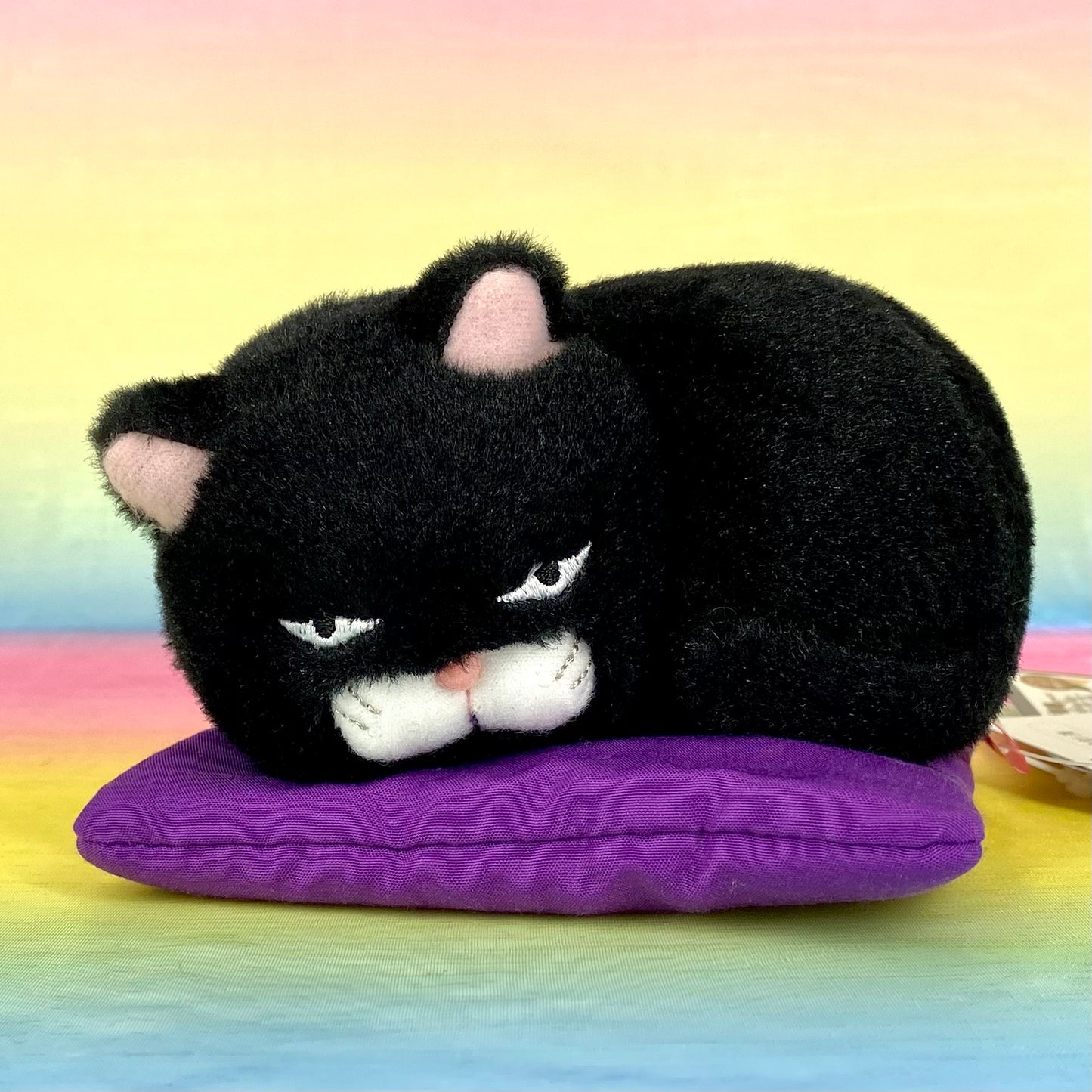 Higemanjyu Zabune The Cat - Black with Cushion - Small