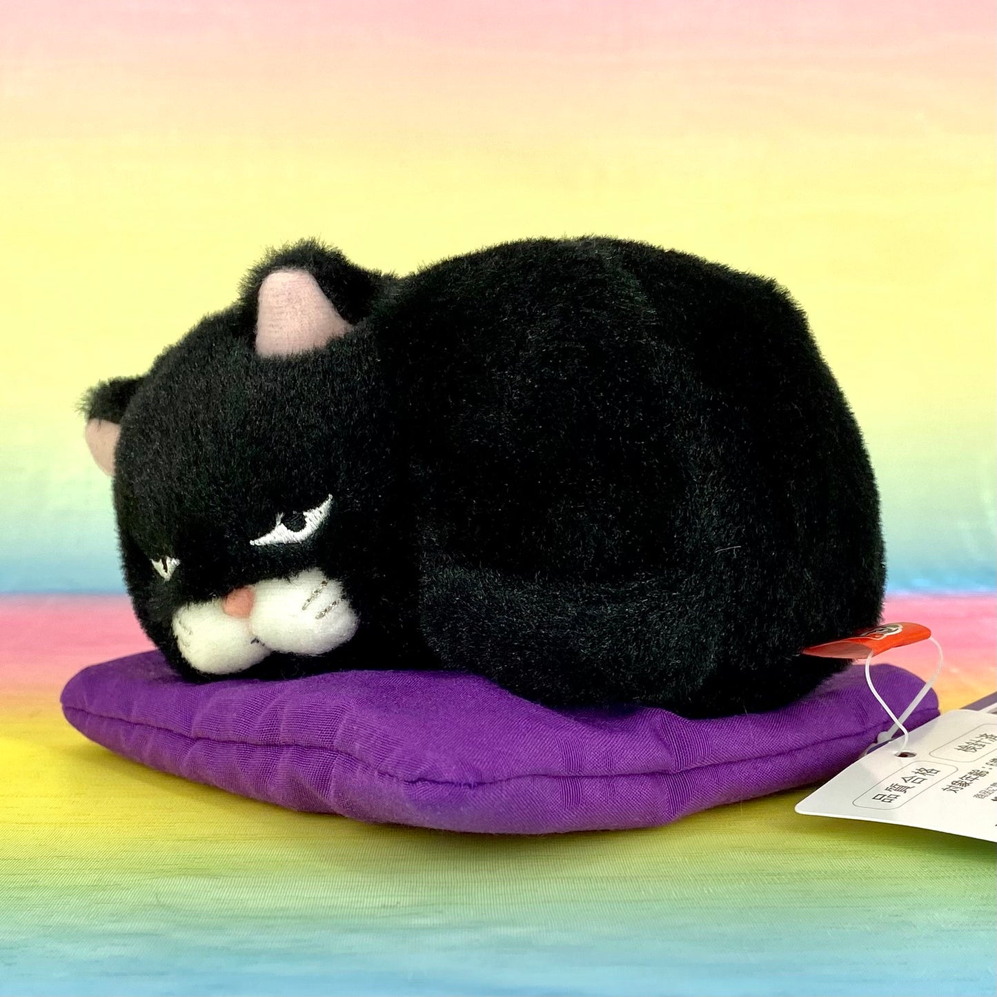 Higemanjyu Zabune The Cat - Black with Cushion - Small