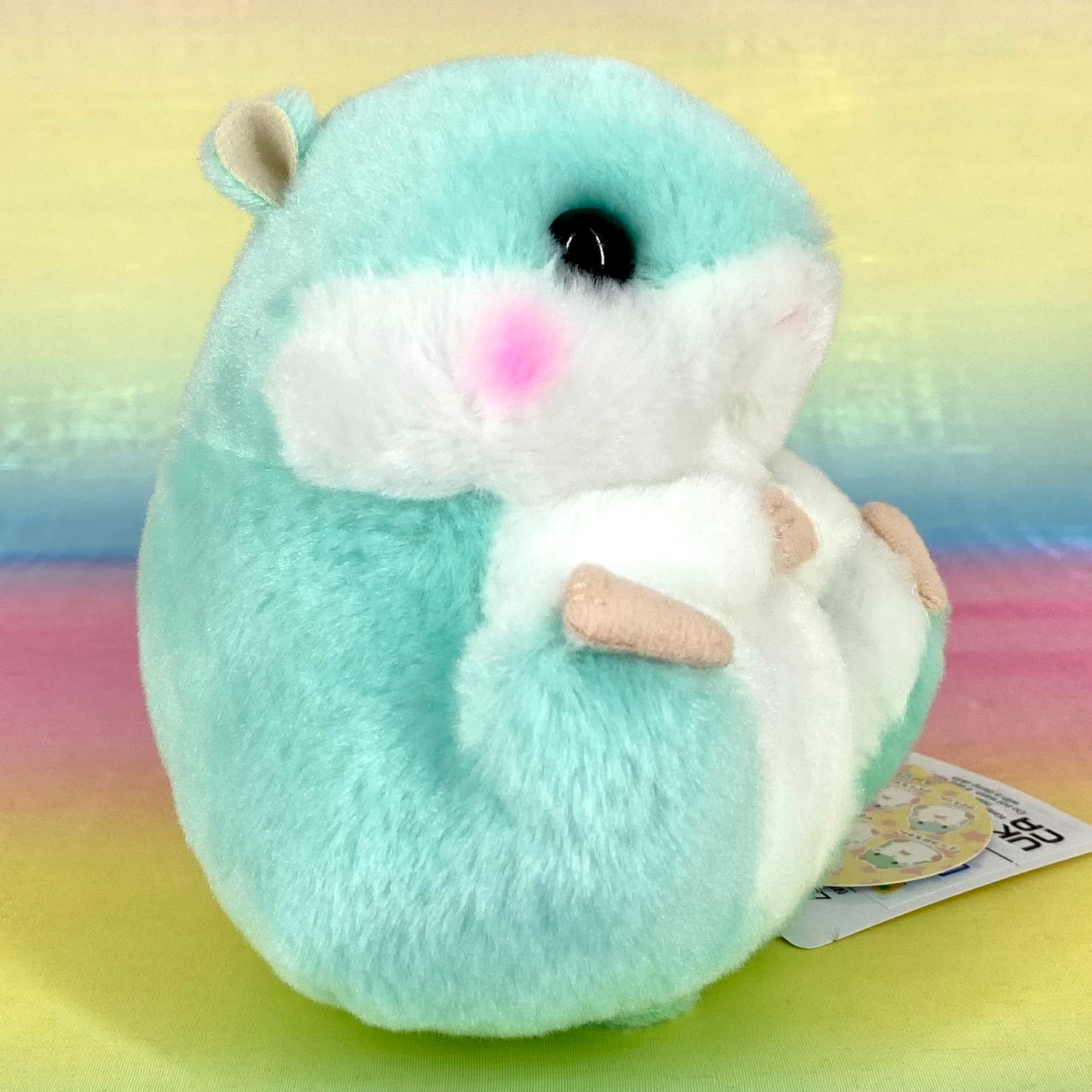 Coroham Coron The Hamster - Turquoise with Rosy Cheeks - Small