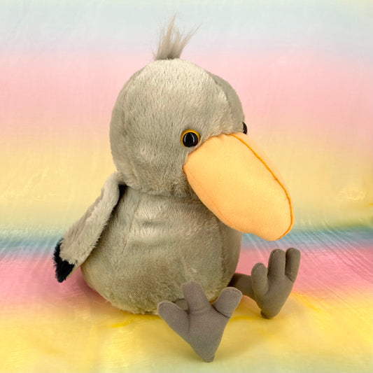 Hashibirokou Yabu-ni-mi The Shoebill Stork - Grey with Orange Beak - Medium