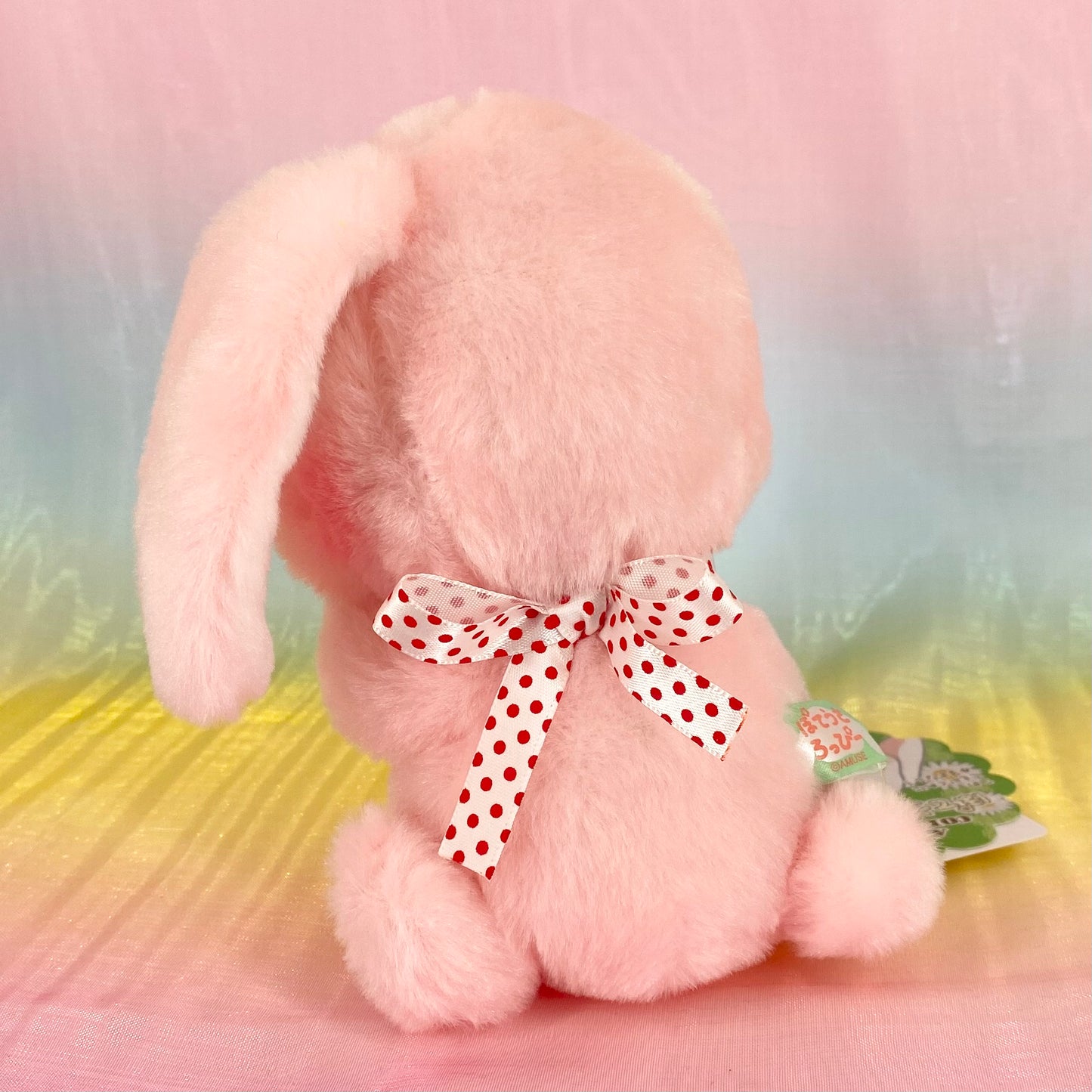 Loppy The Rabbit Pink Holding Ear Small